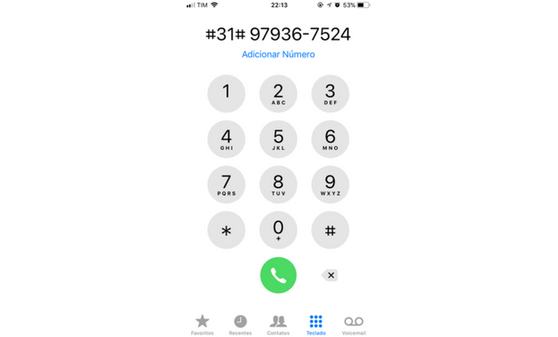 como descobrir o numero do celular que liga restrito